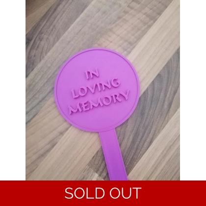 In Loving Memory 3D Printed Graveside Stake